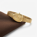 Snake-head watch with a high-end feel, bamboo-pattern strap women's quartz watch