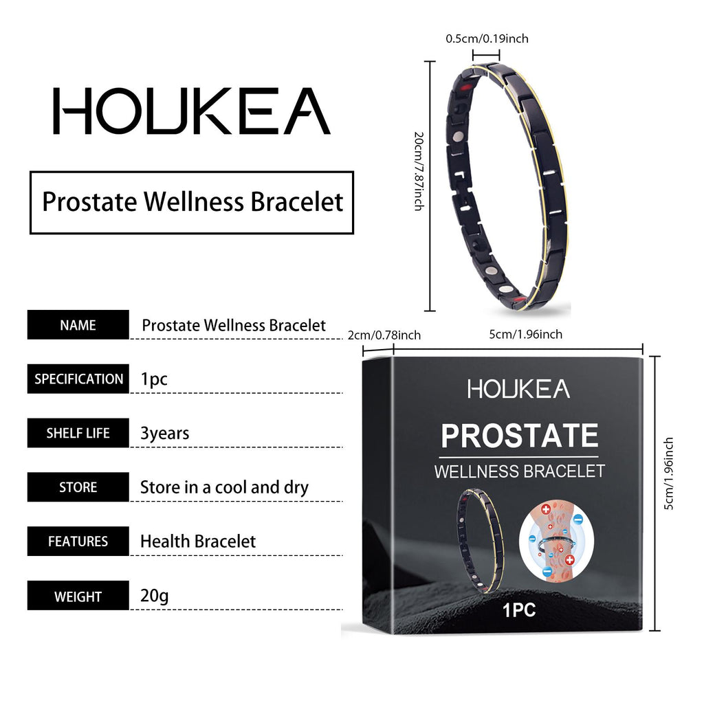Men's Care Bracelet Contains Zinc Alloy, wellness band