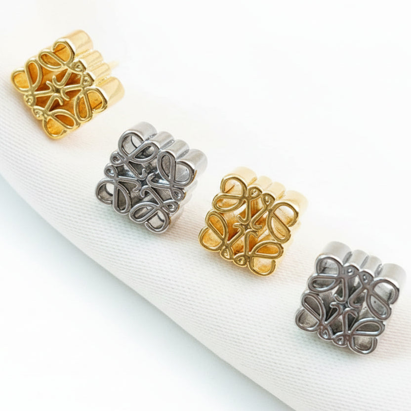 Stud Earrings for elegant looking 18k plating