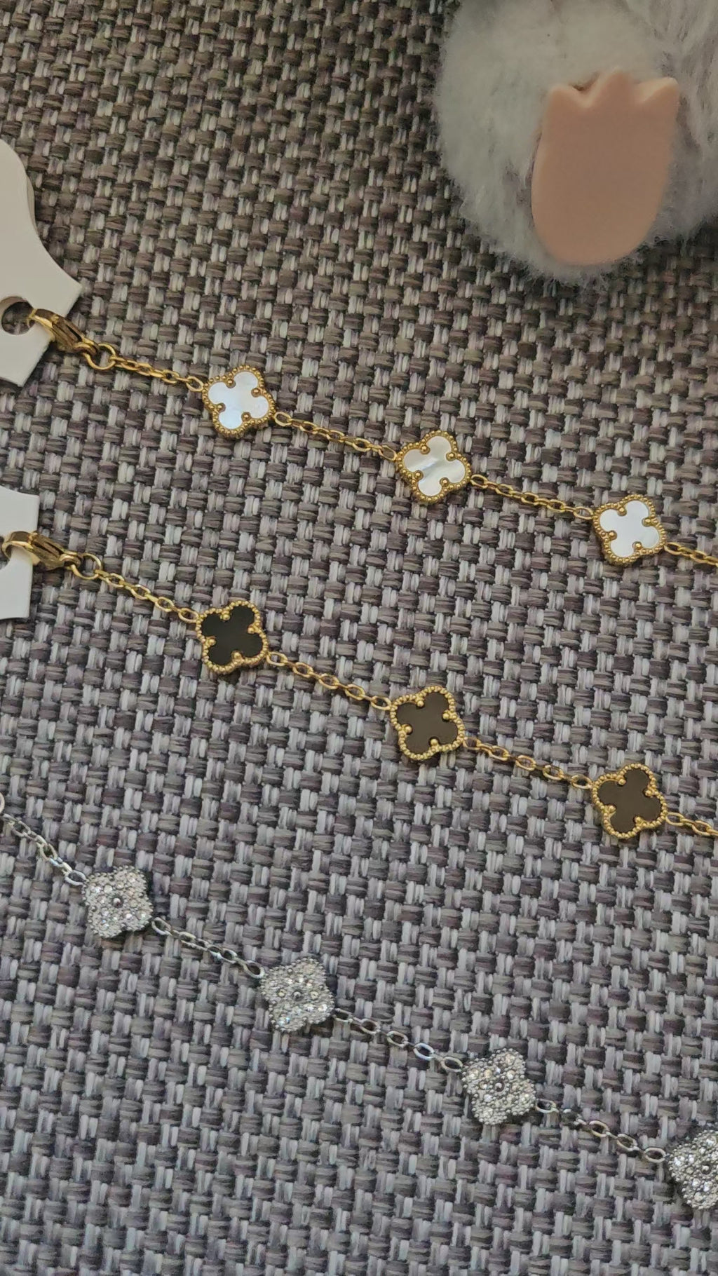 Lucky leaves bracelets charming 18k plating