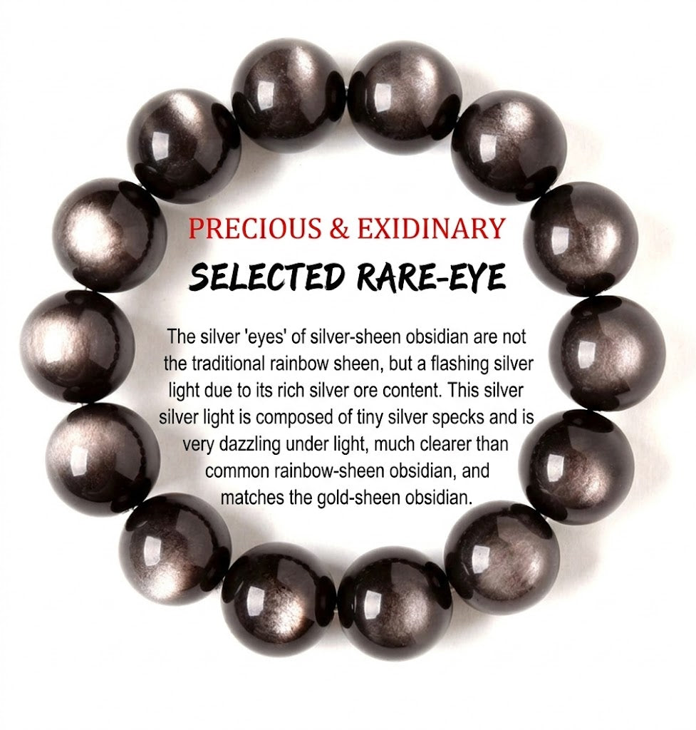 Natural Obsidian Loose Beads diy Handmade crystal